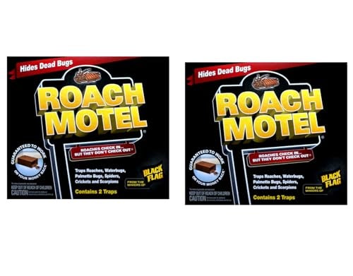 Black Flag Roach Motel Insect Trap(2 Packs 4 Traps) - Image 1