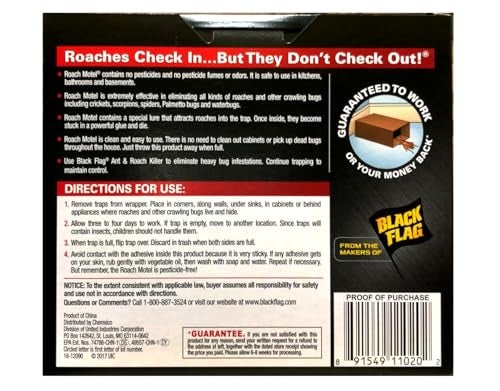 Black Flag Roach Motel Insect Trap(2 Packs 4 Traps) - Image 3