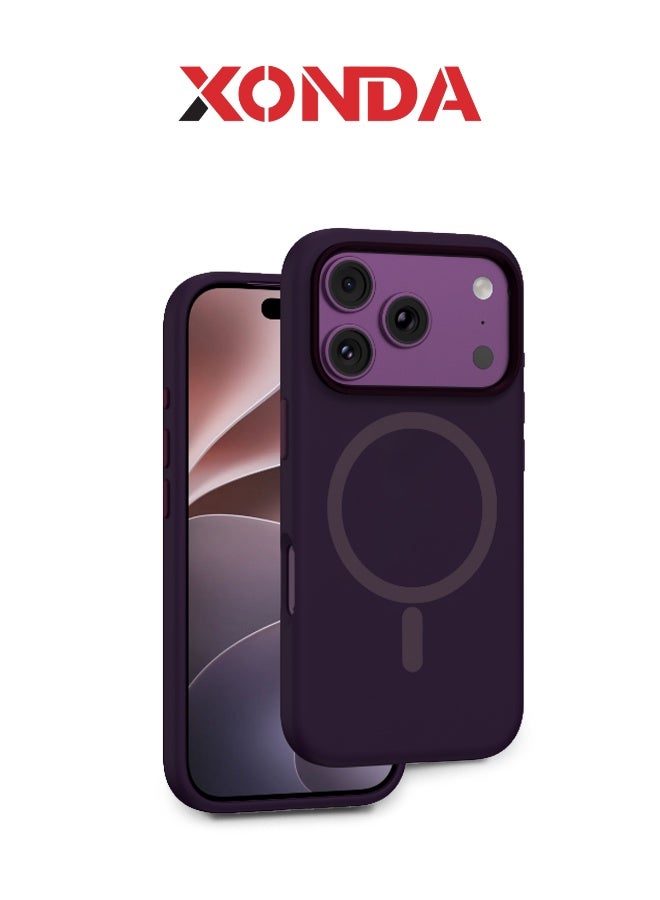 Xonda Pure MagSafe Case for iPhone 18 Pro Max– Dark cherry - Image 1