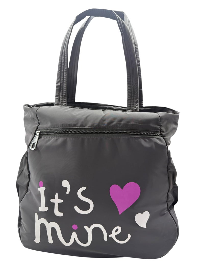 Yatee stylish Tote Bag for Women & Girls – Women Tote Shoulder Handbag, Waterproof Travel Bag, College & Office Laptop Tote, Lightweight Shopping & Beach Bag - Image 5