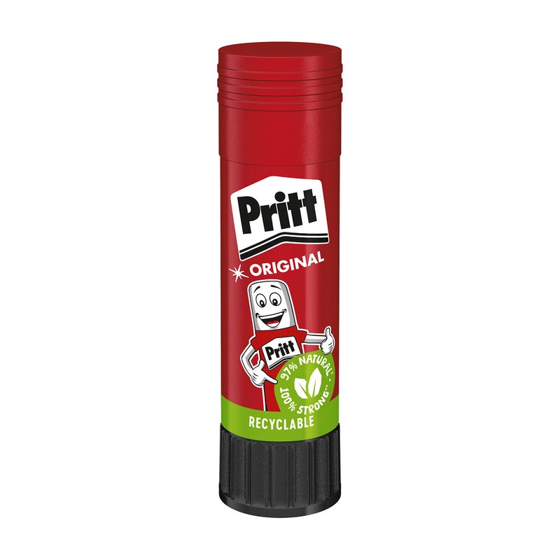 Pritt Idh:1636859 Pritt Glue Stick Packe Of:4 Stick Saf, For Arts & Crafts Activities, Strong-Hold Adhesive For School & Office, 4X22G Transparent Pritt - Image 2