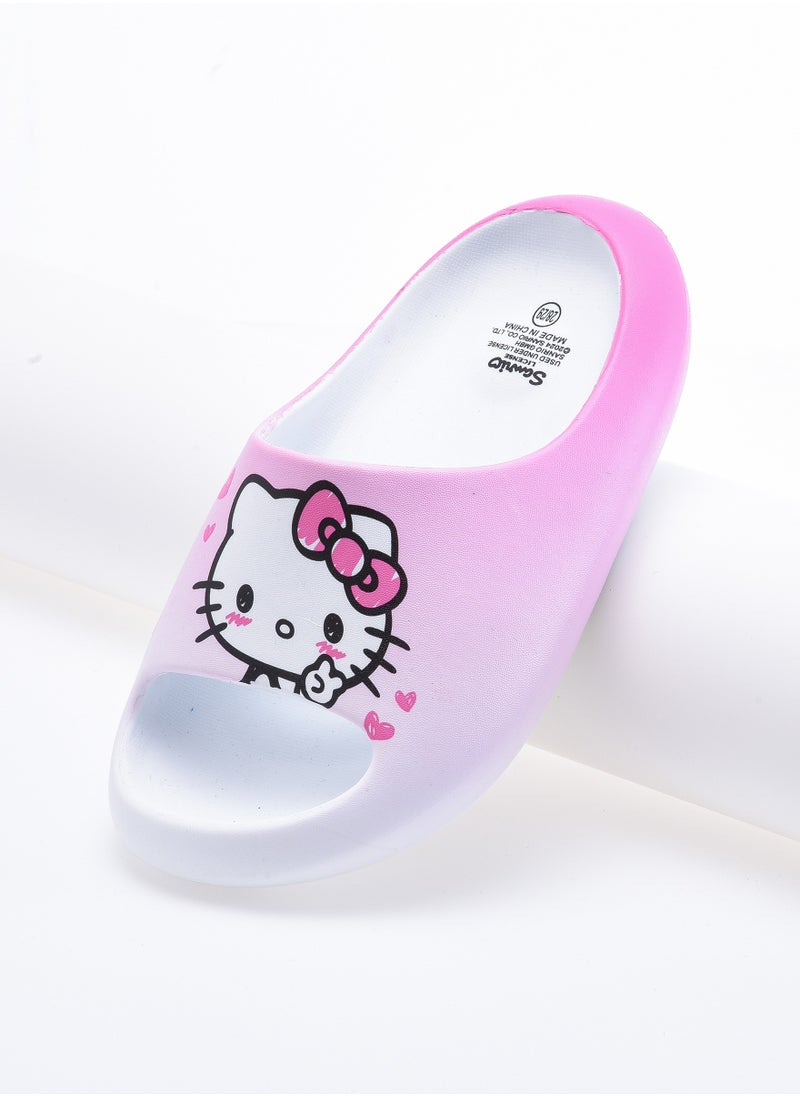 Hello Kitty Comic Kicks by Urban Haul Hello Kitty Slides For Girls  - Image 2