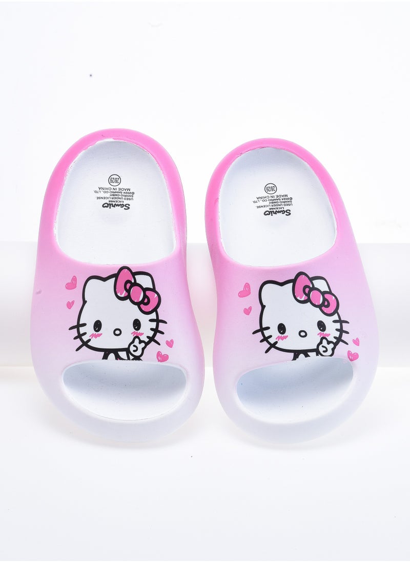 Hello Kitty Comic Kicks by Urban Haul Hello Kitty Slides For Girls  - Image 3