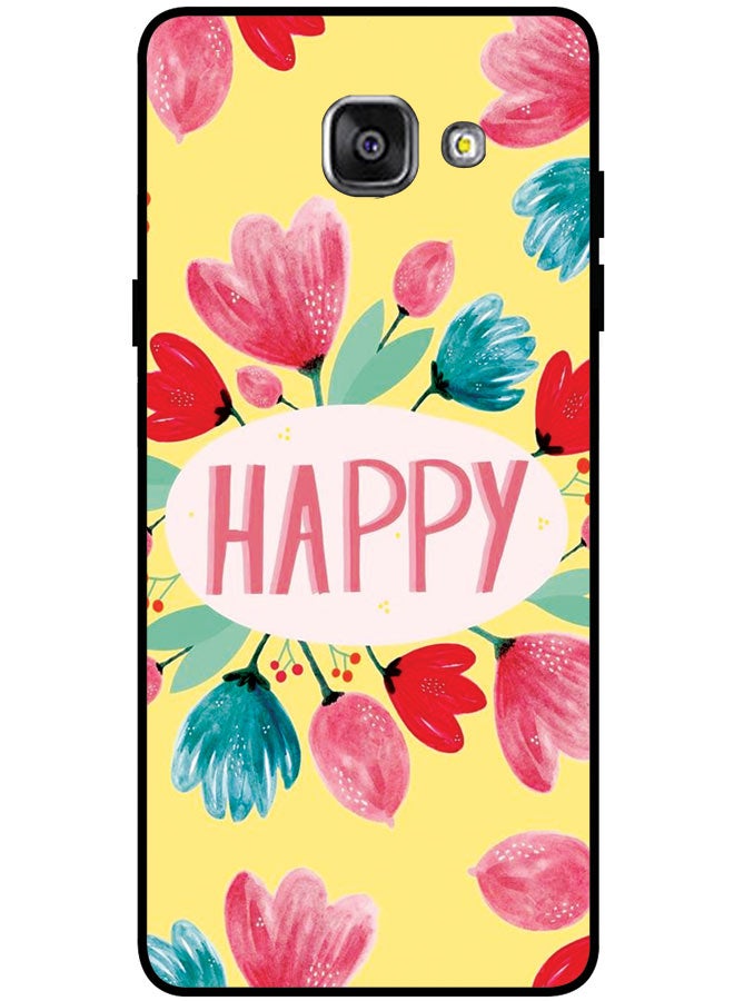 EYE CATCH Protective Case Cover For Samsung Galaxy A5 2017 Smart Series Printed Protective Case Cover for Samsung A5 2017 Happy - Image 1