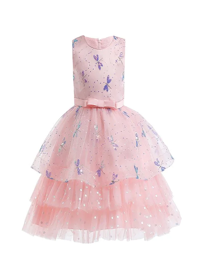 بيبي كلو Blushing Pink Fairy Tale Party Dress for Girls