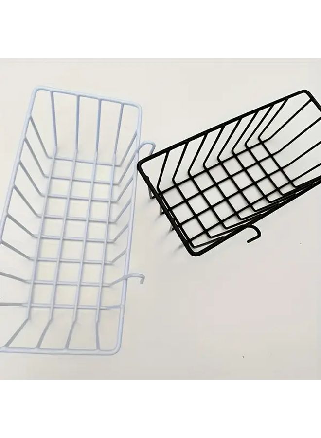 Large Heavy Duty Iron Rabbit and Small Pet Feeding Basket with Suspension System Black Multi Layer Cage Design Open Mesh Bottom Ramp Access Easy Assembling No Installation Required for Rabbits Guinea Pigs Chinchillas Durable Cage Accessories - Image 2