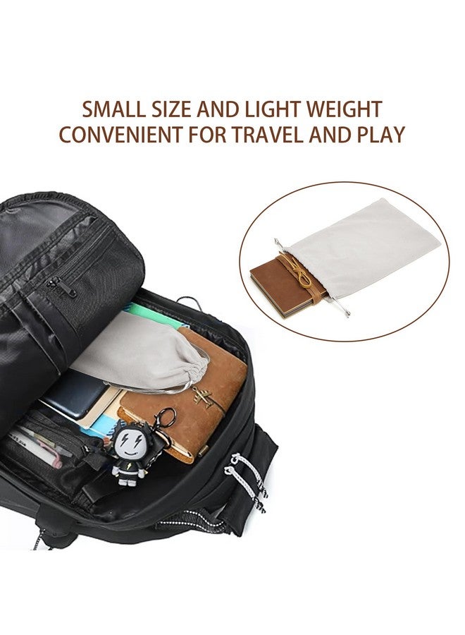 Jeereal Travel Cribbage Board Game Leather & Solid Bambo-Wood Pocket Sized Tiny Card Game Board (Bamboo|3 Tracks) - Image 5