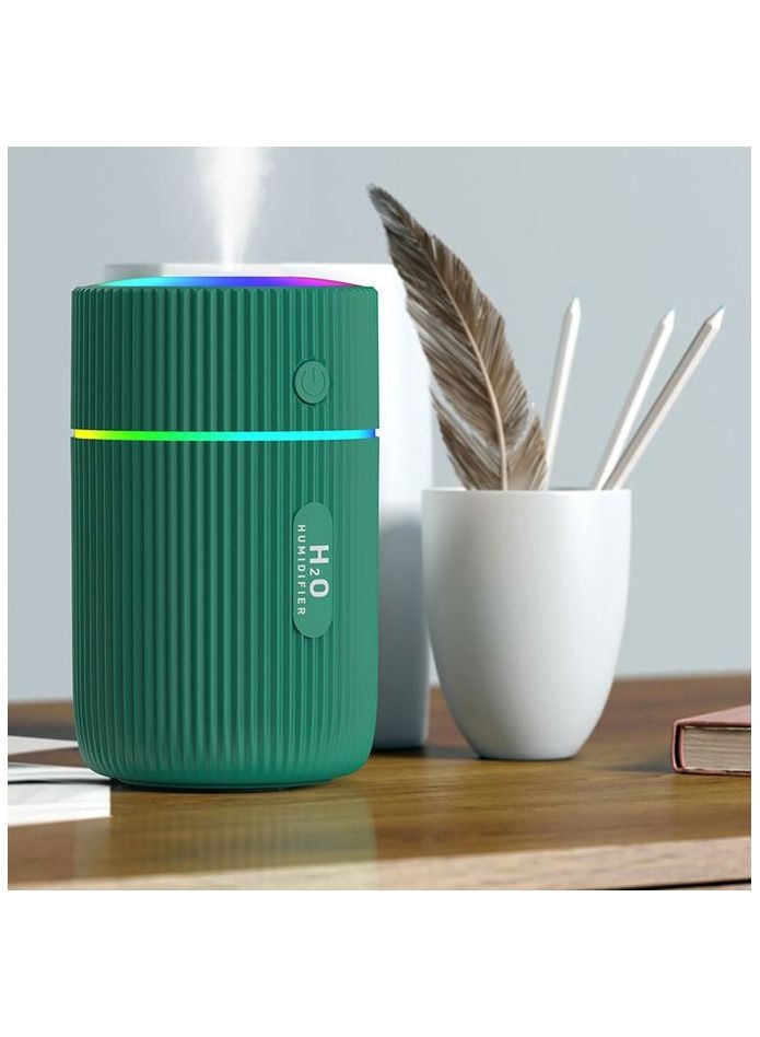 جهاز ترطيب مكتبي شخصي بمنفذ USB مع اضاءة ليلية LED ب7 الوان، ورذاذ بارد - Image 3