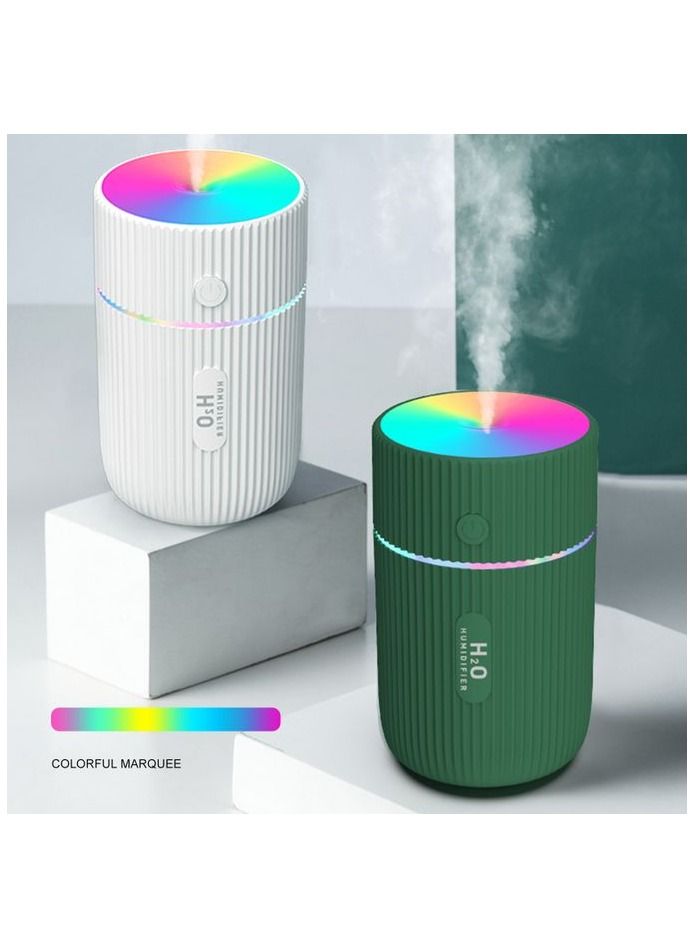 جهاز ترطيب مكتبي شخصي بمنفذ USB مع اضاءة ليلية LED ب7 الوان، ورذاذ بارد - Image 5