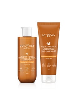 Dot & Key Dot & Key Moringa Argan Shampoo & Conditioner Combo | Shampoo 200ml, Conditioner 120ml  - Image 1