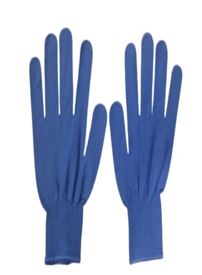 HIGHOPS Sports PVC DOTED Cotton Gloves halp for Cricket Bating and Full grriping in bat Hand he is incris for Bating (Pair NEON) - Image 1