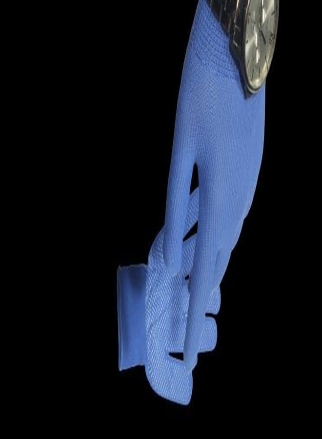 HIGHOPS Sports PVC DOTED Cotton Gloves halp for Cricket Bating and Full grriping in bat Hand he is incris for Bating (Pair NEON) - Image 4