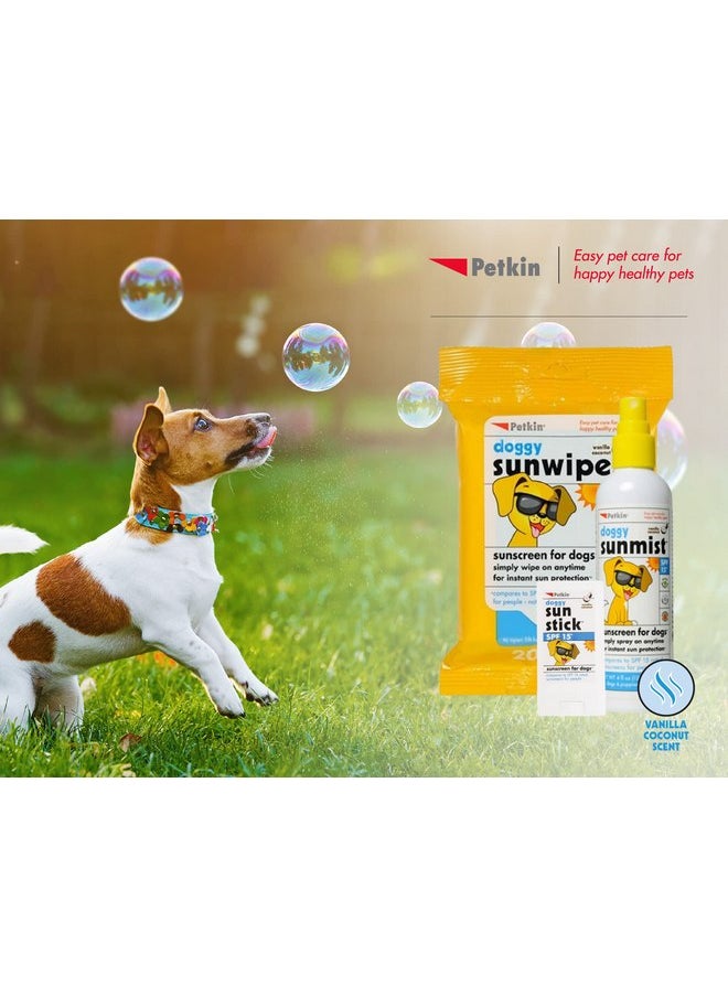 Petkin - Petkin Dog Sunscreen Sunstick - Sunscreen for Dogs and Puppies, SPF 15 - Simply Rub on Anytime for Instant Sun Protection - Vanilla Coconut Scent, .5 oz Net Weight - Ideal for Home or Travel - Image 1