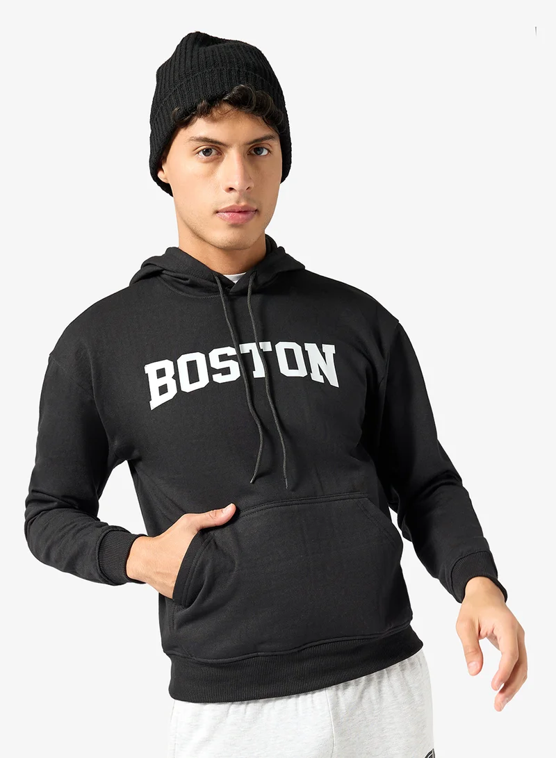 Graphic Print Hoodie