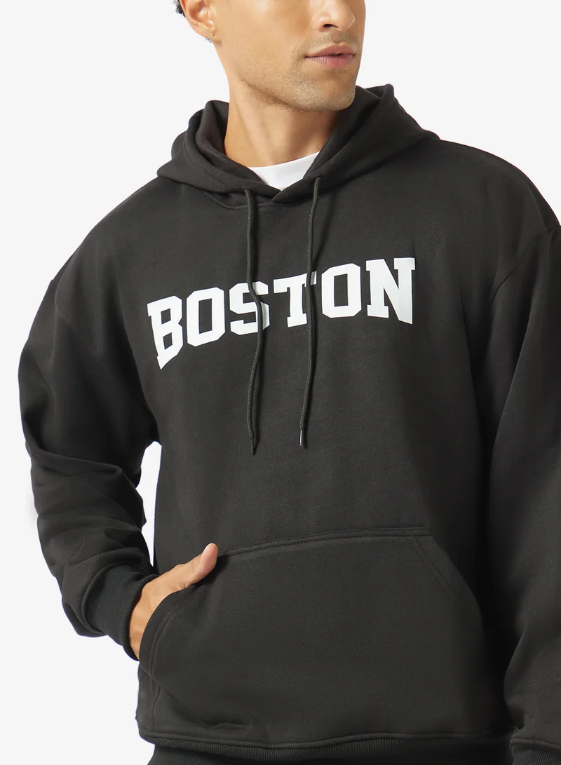 Seventy Five  Graphic Pullover Hoodie for Men | Best Price UAE