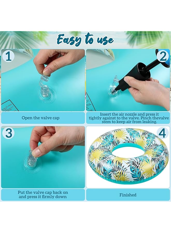 KASTWAVE 3 Pcs Inflatable Pool Floats 47 Inch Pool Floaties Tubes Jumbo Pool Tubes Pool Rings For Adults Summer Beach Bachelorette Wedding Party Decor Supplies - Image 4