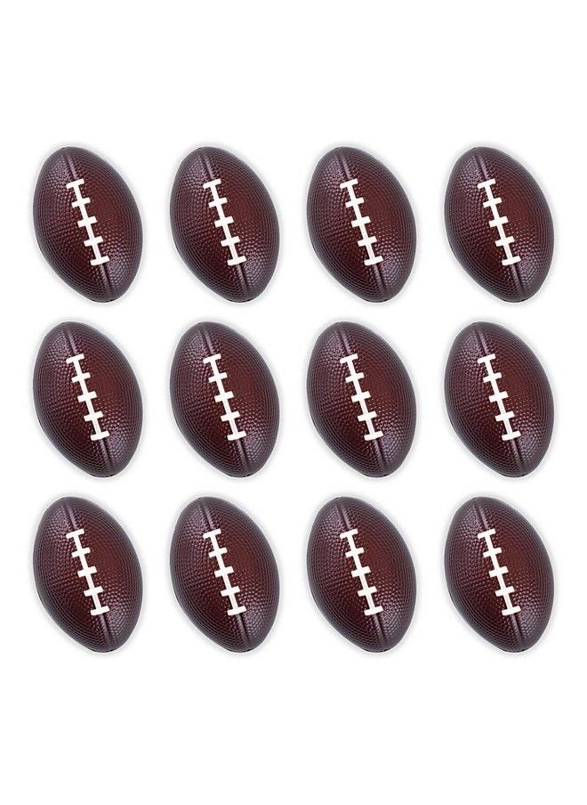 Super Z Outlet Sports Themed Mini Football Stress Balls Squeeze Foam For Anxiety Relief Relaxation Party Favor Toy Gifts (12 Pack)  - Image 1