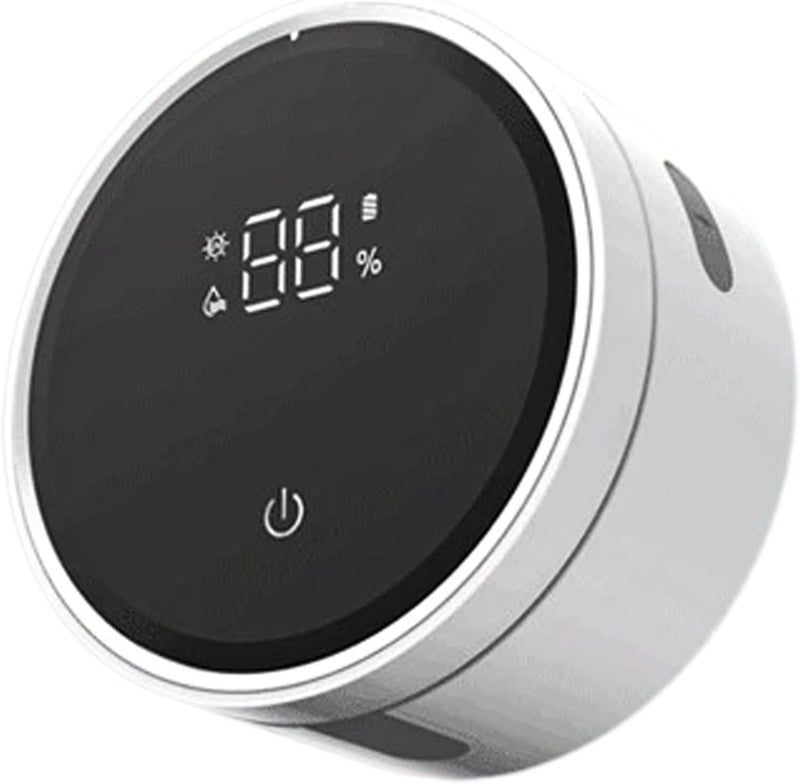 Wireless charging ultraviolet toothbrush sterilizer, non-punching multi-function portable toothbrush smart protection compartment (white) - Image 1