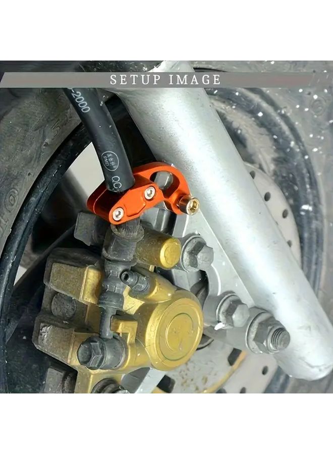 High Quality CNC Motorcycle Clamp Yellow Heavy Duty Bike Handlebar Brake Swingarm Fork Fit Motorcycles Dirt Scooters Easy Installation Hardware Included Motorcycle Accessories - Image 3