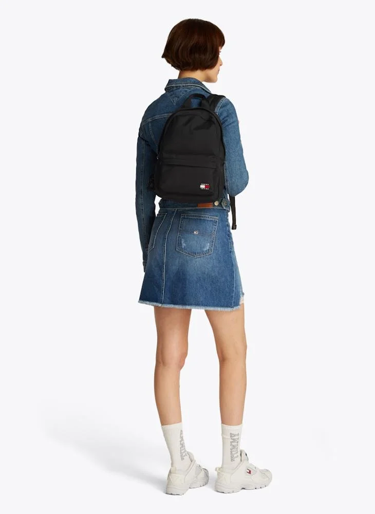 تومي جينز Logo Detail Top Handle Backpack