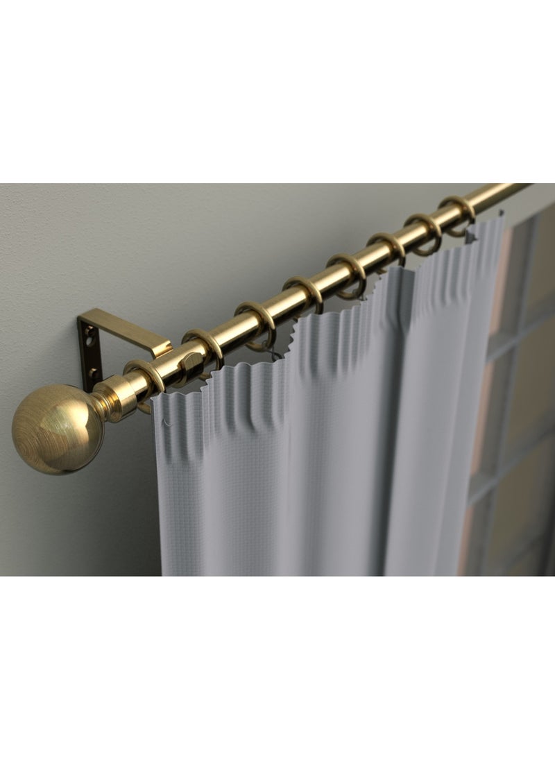 Micasa Finely Crafted Classic Stylish Extendable Ball Curtain Rod Gold 120-210 cm SACO.MP.16YB059.120.PL - Image 3