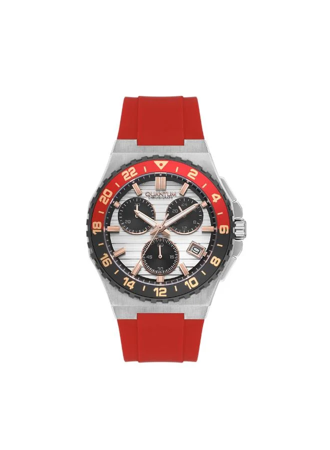 كوانتوم Men's Silicone Chronograph Watch PWG1147.358 - 43.5 mm