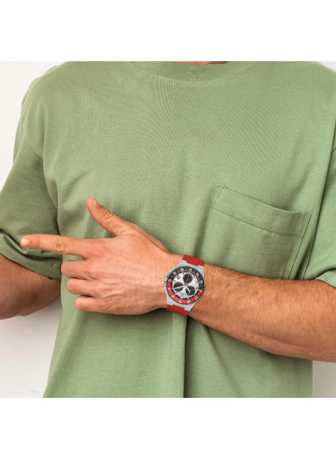 Quantum Men's Silicone Chronograph Watch PWG1147.358 - 43.5 mm