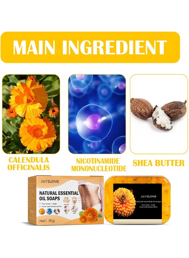 Jaysuing Natural Shaping Essential Oil Soaps 90G, Firmen The Body's Skin, Burn Excess Fat, Shaping Slim Figure Essential Oil Soap, Best Choice For Slimming Down - Image 3