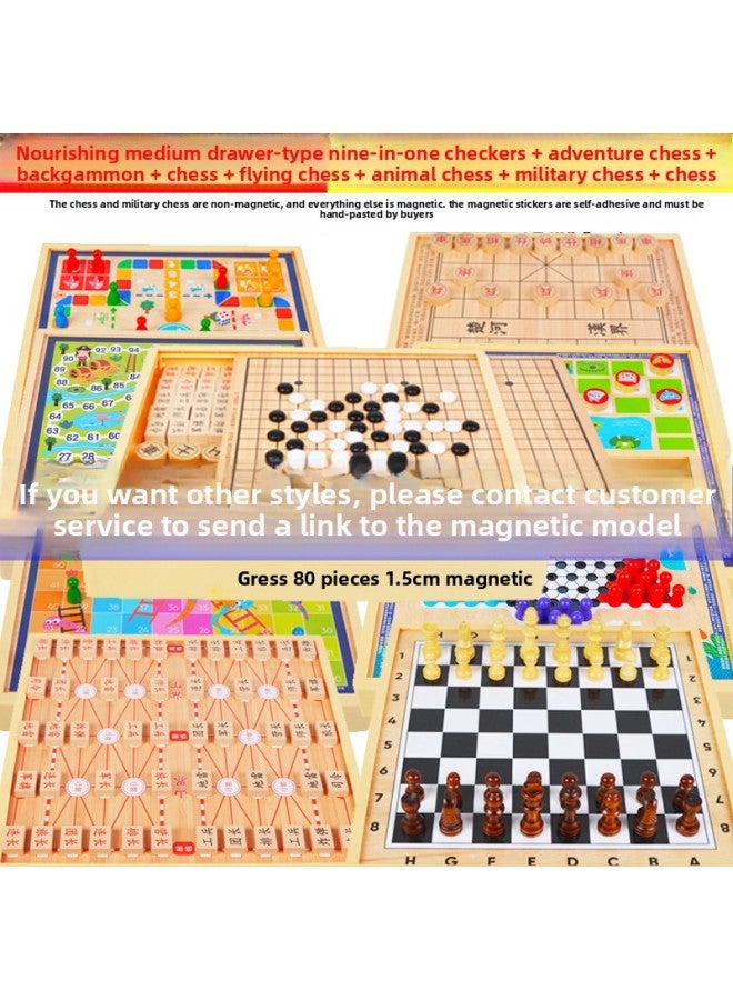 Flying Chess, Backgammon, Children's Early Education Checkers, Multi-Functional Game, One Chess Game, Primary School Students' Children's Day Toys