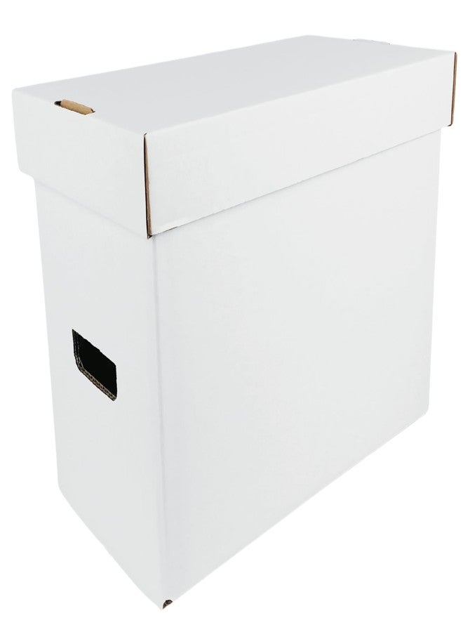 Max Protection CGC Graded Comic Book Storage Boxes - Heavy-Duty Case for 35-40 Graded Comics with 200 lb Test Strength - Made in USA White Cardboard, 1 Pack - Image 1