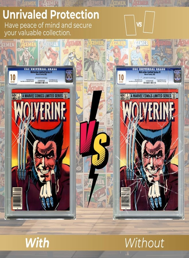 Max Protection CGC Graded Comic Book Storage Boxes - Heavy-Duty Case for 35-40 Graded Comics with 200 lb Test Strength - Made in USA White Cardboard, 1 Pack - Image 5