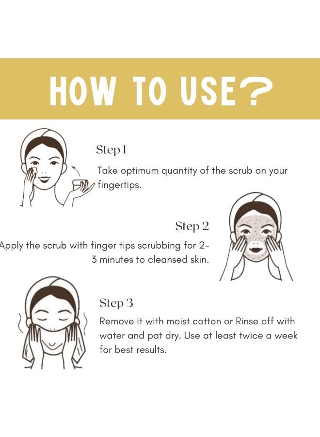 SKIN SECRETS GOLD FACIAL SCRUB -500 GMS - Image 2