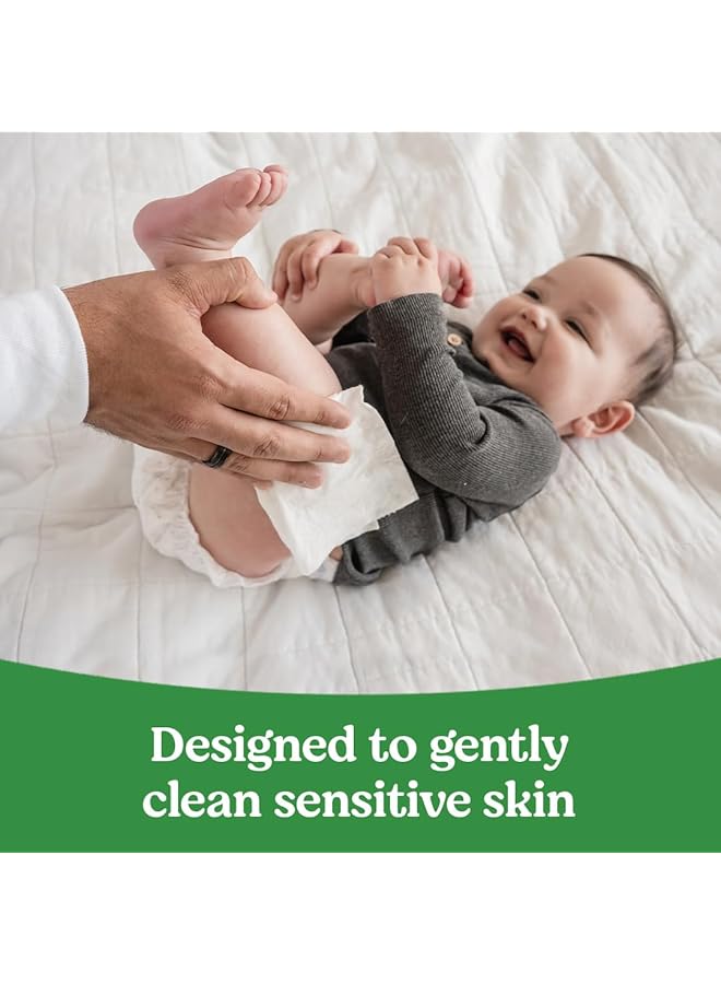 HUGGIES Natural Care Sensitive Baby Wipes Unscented 6 Flip Lid Packs (288 Wipes Total) - Image 3