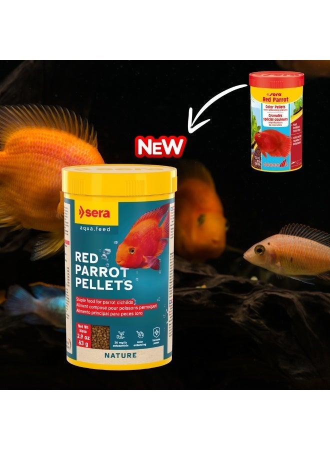 Red Parrot Fish Food Floating Pellets – High Protein Color Enhancing Aquarium Feed for Parrot Cichlids, Improves Growth & Bright Coloration - Image 3