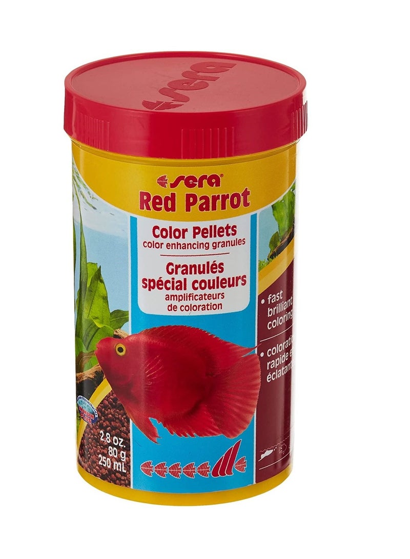 Red Parrot Fish Food Floating Pellets – High Protein Color Enhancing Aquarium Feed for Parrot Cichlids, Improves Growth & Bright Coloration - Image 2