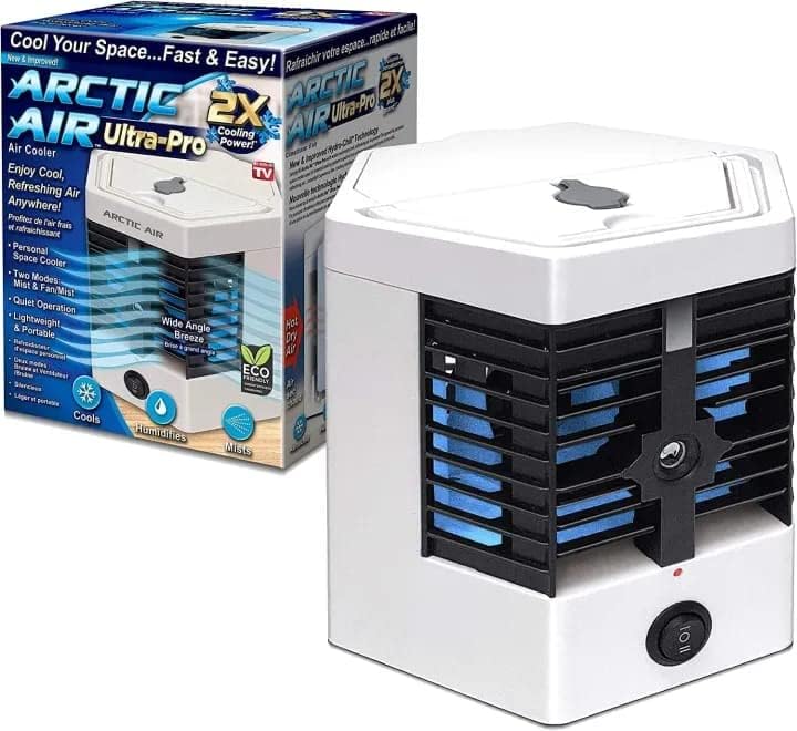 Finphoon Arctic Ultra Air Cooler Mini 3in1 Personal Air Conditioner with Adjustable Airflow USB Power EnergySaving Design Water Tank for Instant Cooling  - Image 2
