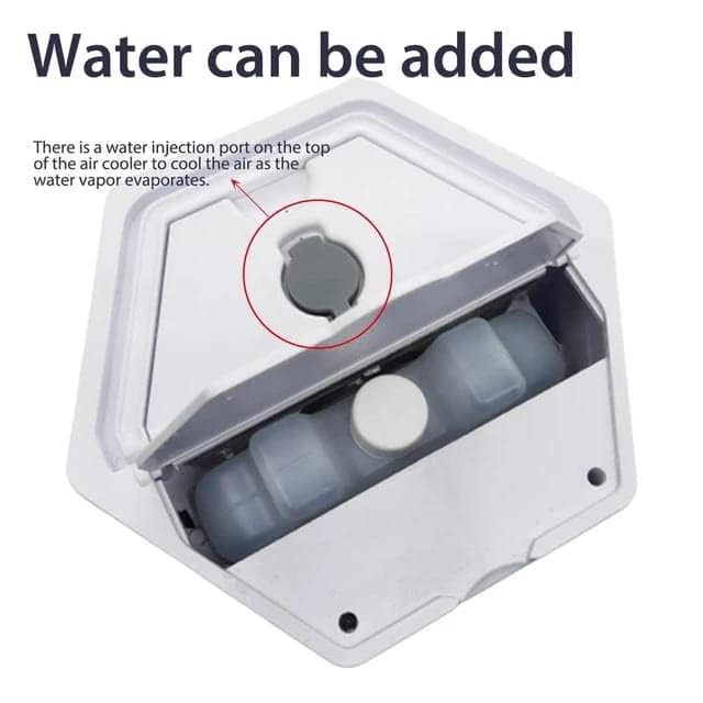 Finphoon Arctic Ultra Air Cooler Mini 3in1 Personal Air Conditioner with Adjustable Airflow USB Power EnergySaving Design Water Tank for Instant Cooling  - Image 3