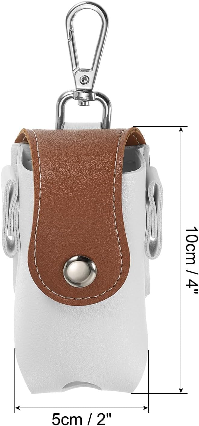 TOPPROSPER Golf Ball Waist Bag, Carry Pouch With Tee Holder, Buckle, Clip for Women Men Belt (Brown) - Image 4