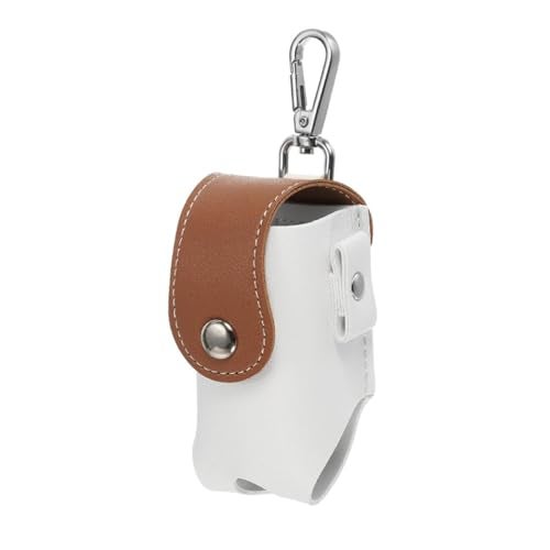 TOPPROSPER Golf Ball Waist Bag, Carry Pouch With Tee Holder, Buckle, Clip for Women Men Belt (Brown) - Image 1