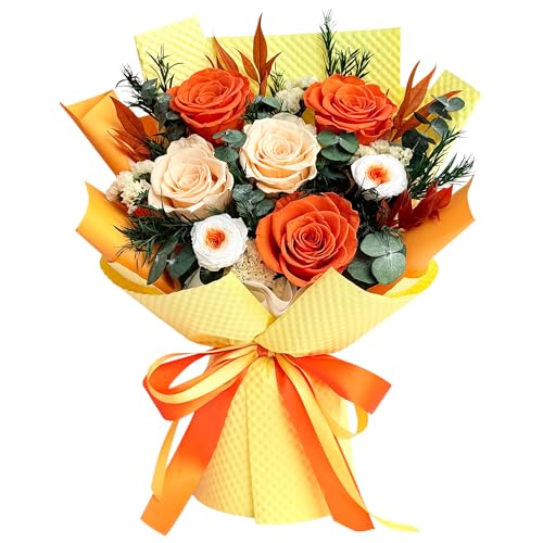 Vrioca Flowers for Delivery Preserved Flowers Bouquets Birthday Gifts for Women Mom - Image 1