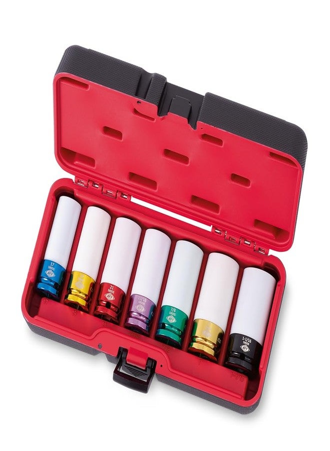 AFF طقم مقابس صدمات عجلة AFF Mag، 1/2 بوصة، 7 قطع، 58007 - Image 1