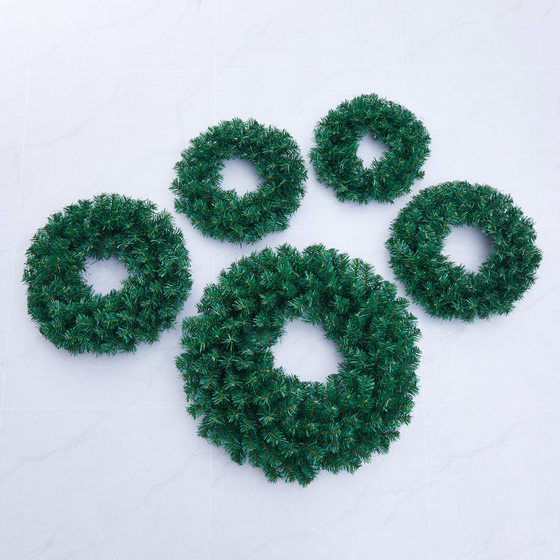 Explosions Christmas Wreath Rattan 40/50/60Cm Christmas Decorative Wreath Ornaments Scene Layout - Image 3