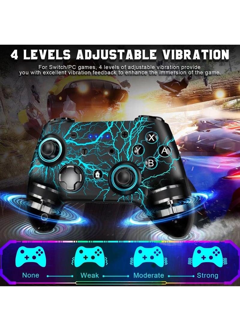 Generic Switch Controller, Wireless Pro Controller Compatible with Nintendo Switch/Switch Lite/Switch OLED Controller for Switch with Wake-up, Turbo Vibration  - Image 2