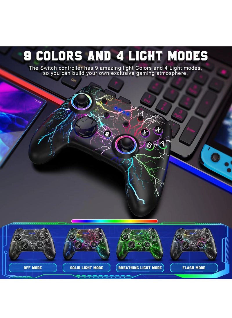Generic Switch Controller, Wireless Pro Controller Compatible with Nintendo Switch/Switch Lite/Switch OLED Controller for Switch with Wake-up, Turbo Vibration  - Image 4
