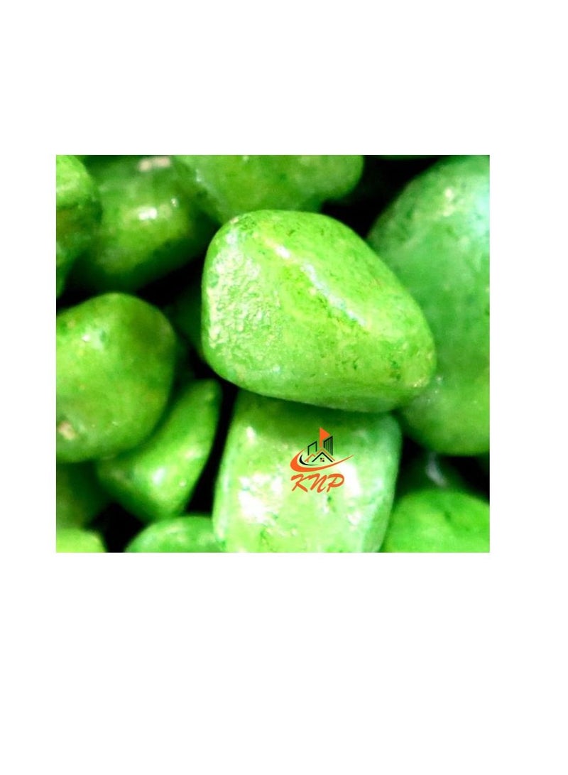 KNP Green Decorative Painted Pebbles Aquarium 10-15mm 20 kg - Image 2