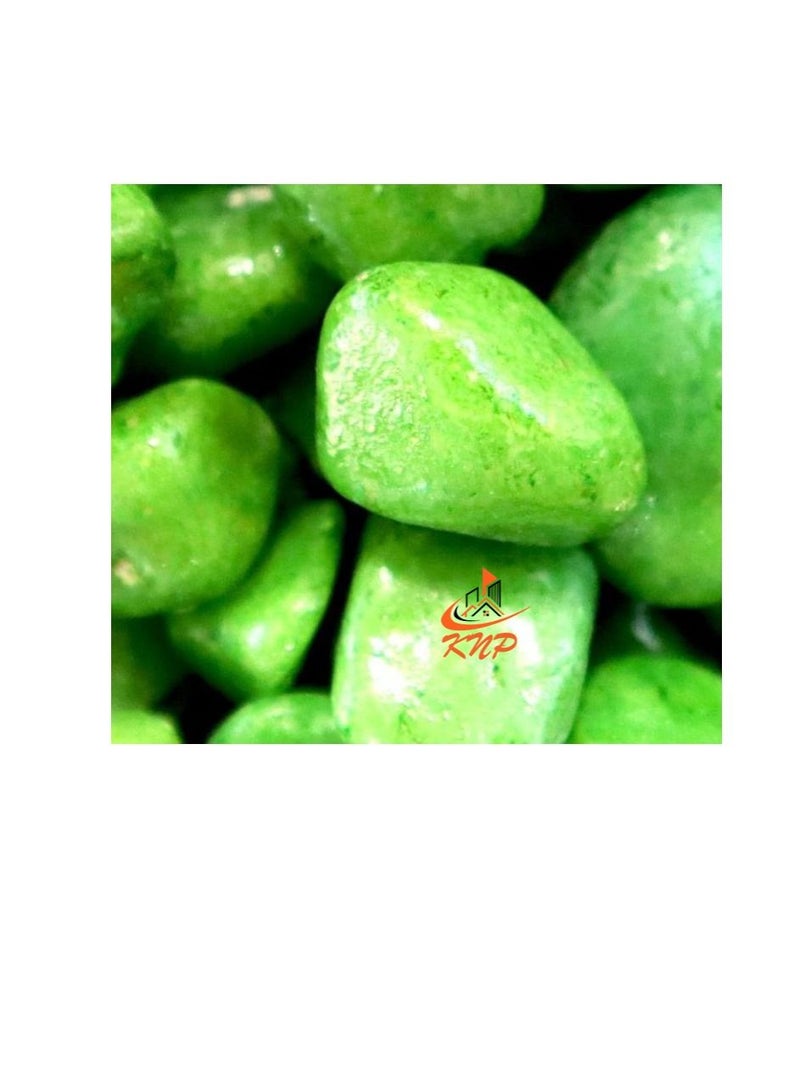 KNP Green Decorative Painted Pebbles Aquarium 10-15mm 20 kg - Image 3