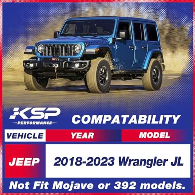 KSP PERFORMANCE Ksp 2.5" Leveling Lift Kits For Wrangler Jl 2018-2023, 2.5In Front And Rear Full Suspension Level Kit Fit Wrangler Jl, Whole Set Chassis Lift Kit Including Coil Spring Spacers And Sway Bar Link - Image 5