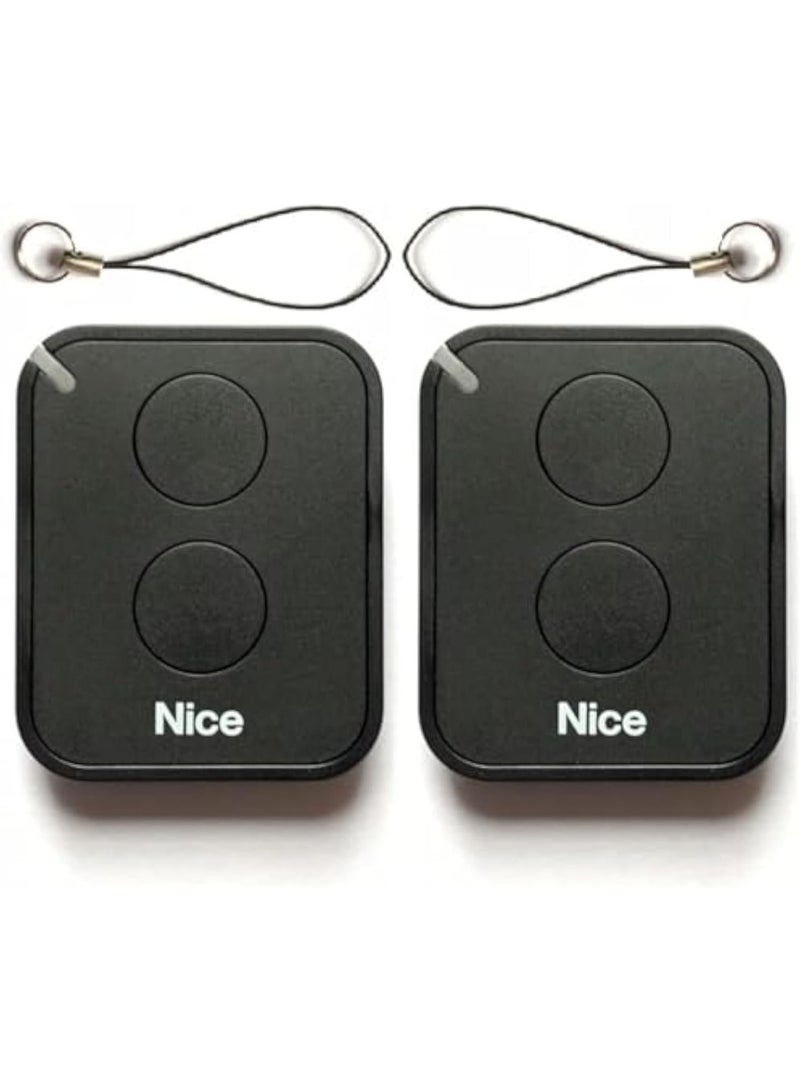NICE Remote Control for Garage Door Motor (Flo2re) Gate Opener - Operating frequency 433.92 MHz - Image 1
