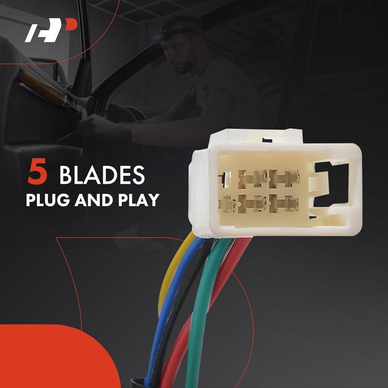 A-Premium Rear Left Power Window Lift Motor for Lexus LS430 (2001-2006) - Driver Side with Anti-Clip Function - Image 2