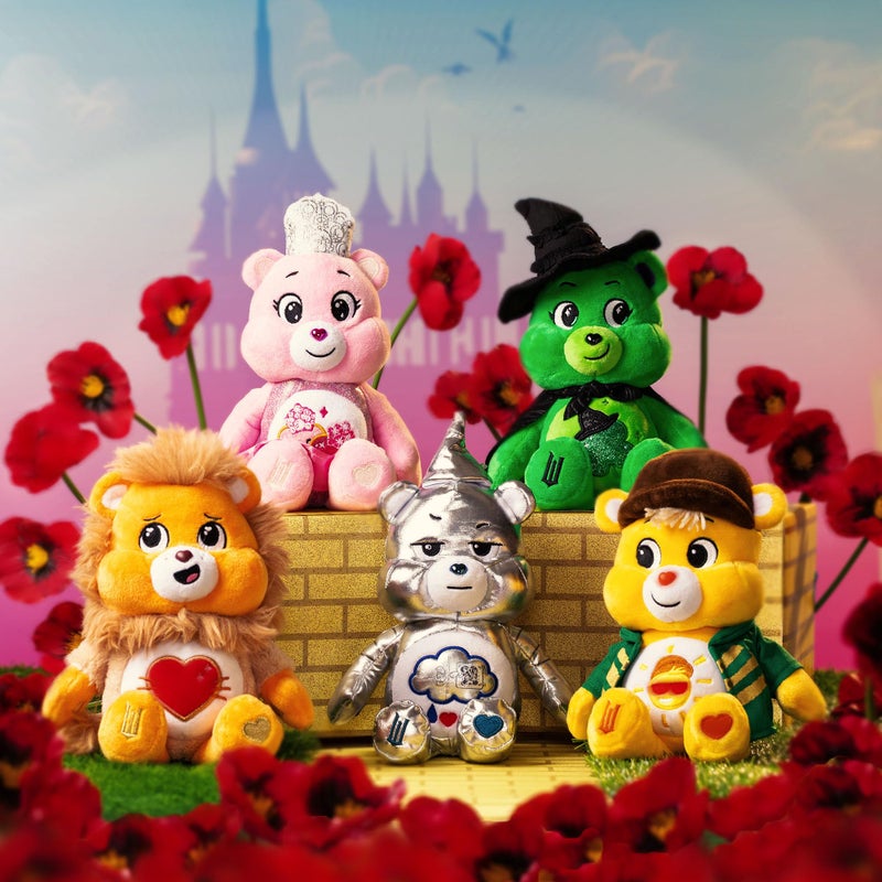 Care Bears دببة العناية - دببة العناية × ويكيد حجم صغير دمية محشوة - دب الحظ كإلفابا - Image 5